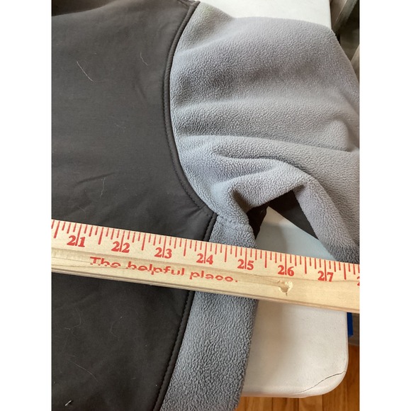 Columbia Mens Fleece Jacket‎ Full Zip Gray Brown Outdoor Warm Activewear - Picture 13 of 13